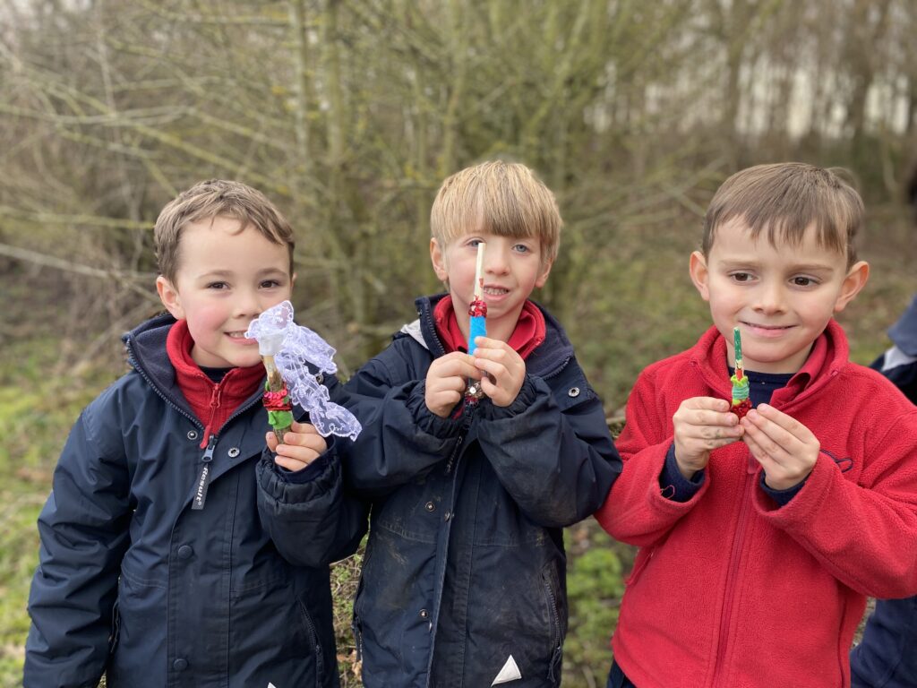 Making Fairy Folk and Woodland Houses, Copthill School