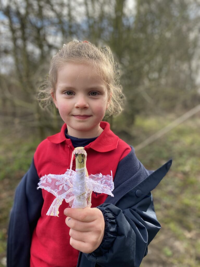 Making Fairy Folk and Woodland Houses, Copthill School