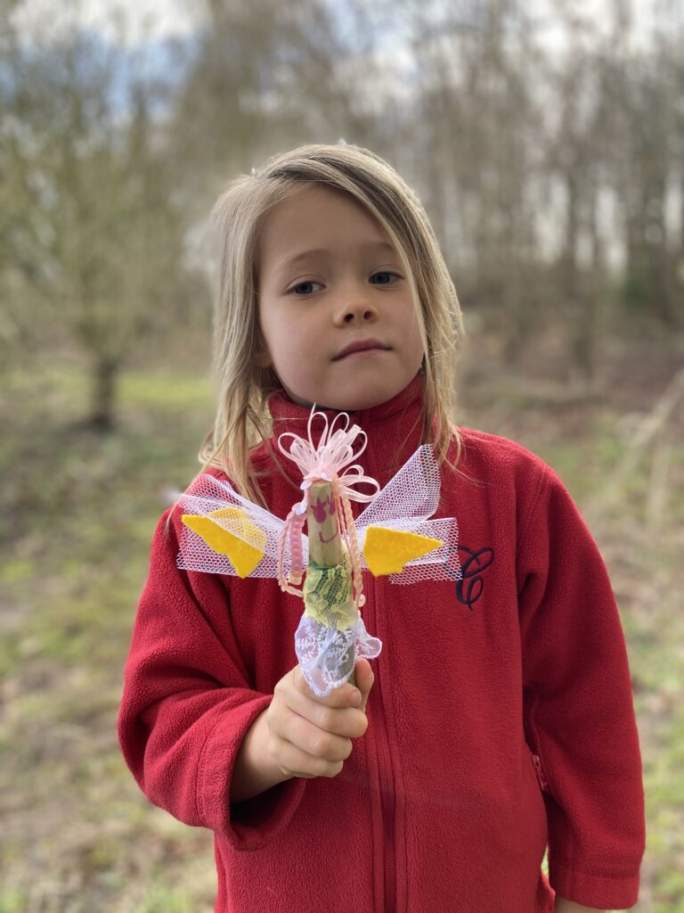 Making Fairy Folk and Woodland Houses, Copthill School