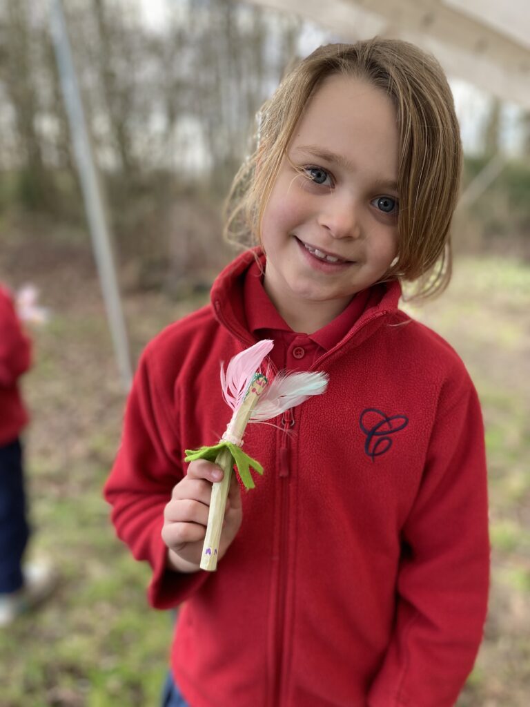 Making Fairy Folk and Woodland Houses, Copthill School