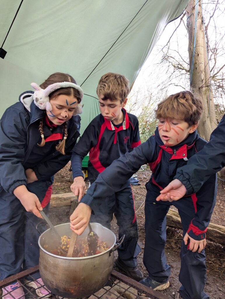 Exploring the traditional culture of Native Americans, Copthill School