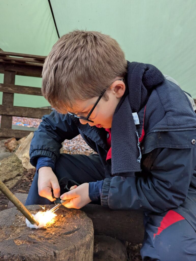 Fire Lighting and Fun, Copthill School