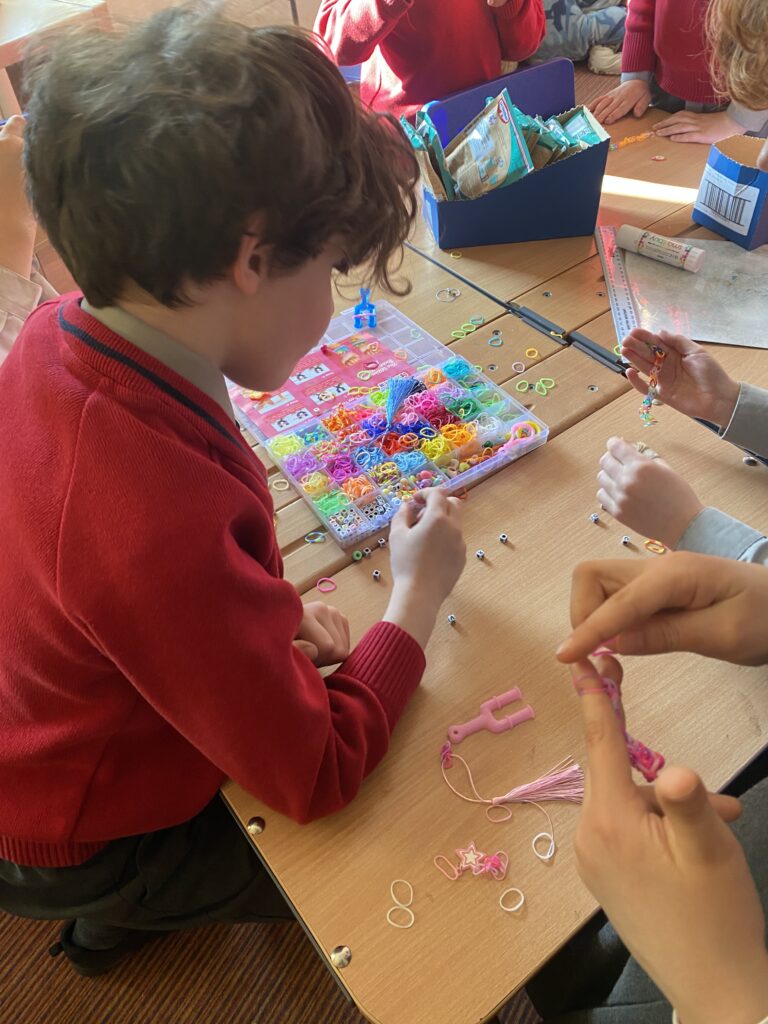 Cut-throat Celts and loom bands!, Copthill School