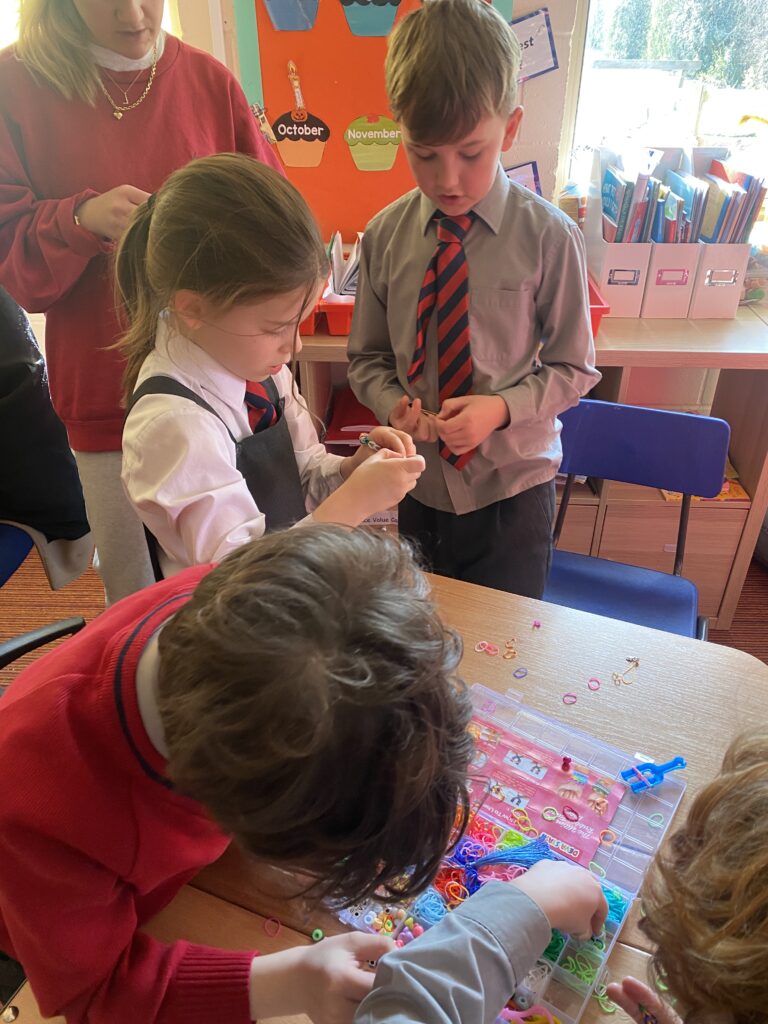 Cut-throat Celts and loom bands!, Copthill School