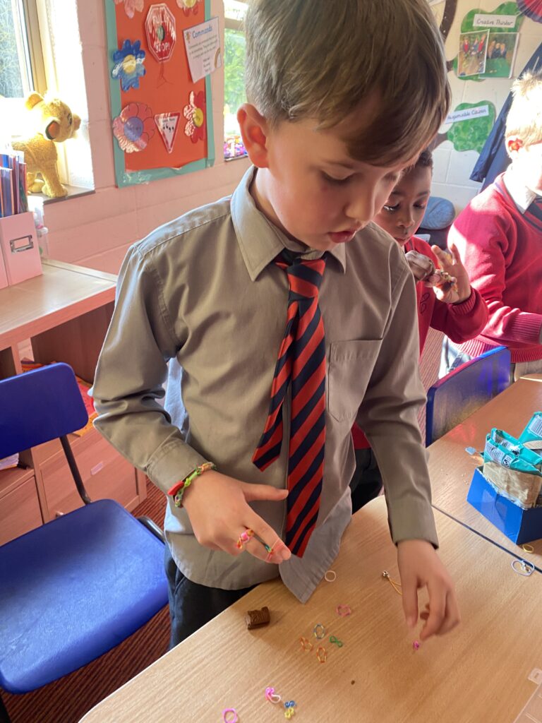 Cut-throat Celts and loom bands!, Copthill School