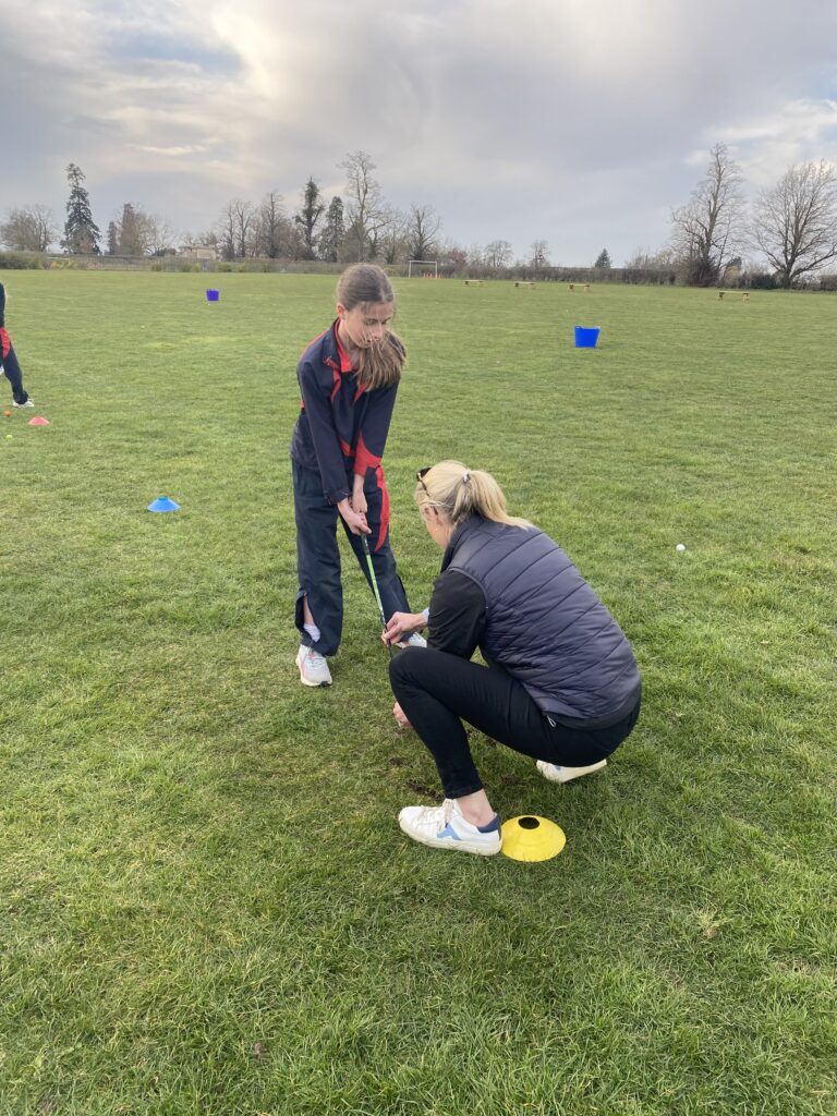 Girls&#8217; tasters- Golf session, Copthill School