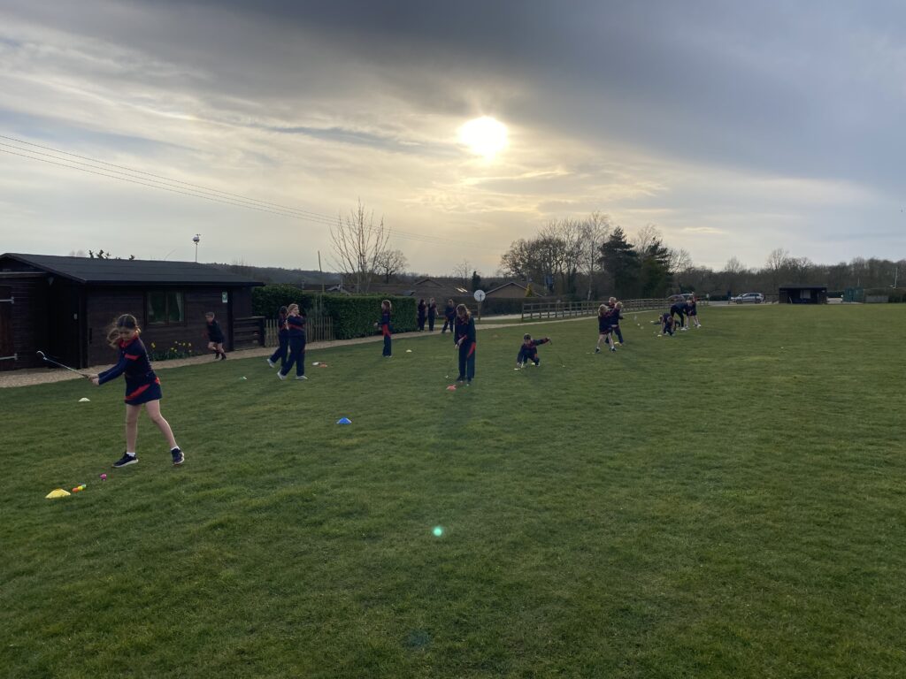 Girls&#8217; tasters- Golf session, Copthill School