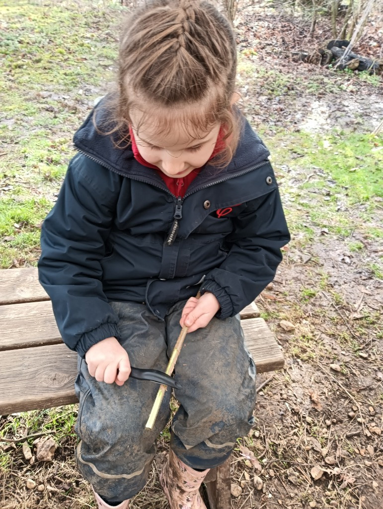 Making Fairy Folk and Woodland Houses, Copthill School