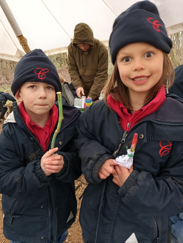 Making Fairy Folk and Woodland Houses, Copthill School