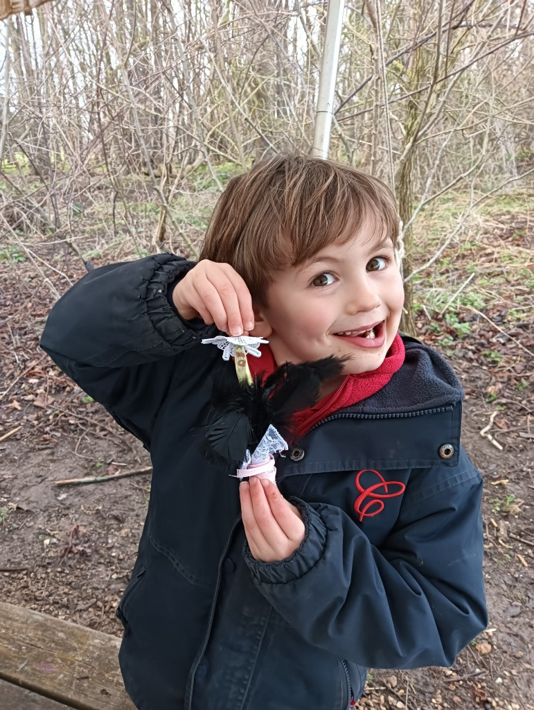 Making Fairy Folk and Woodland Houses, Copthill School