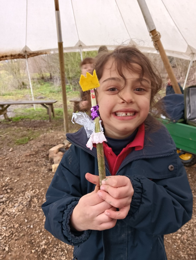 Making Fairy Folk and Woodland Houses, Copthill School