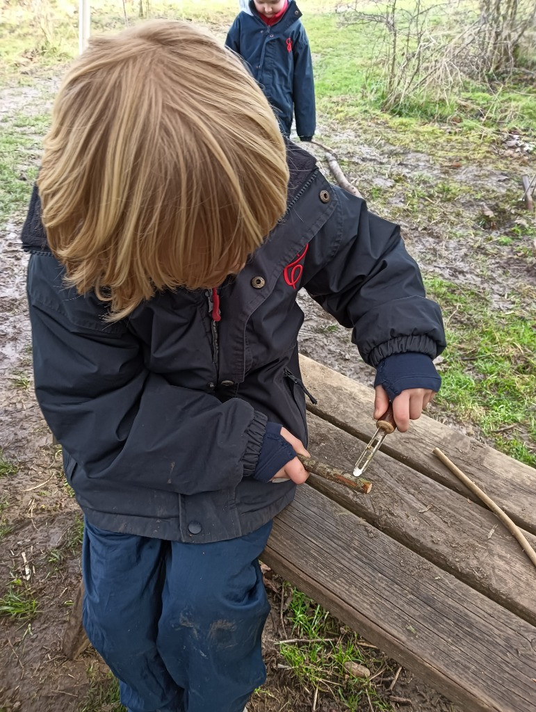 Making Fairy Folk and Woodland Houses, Copthill School