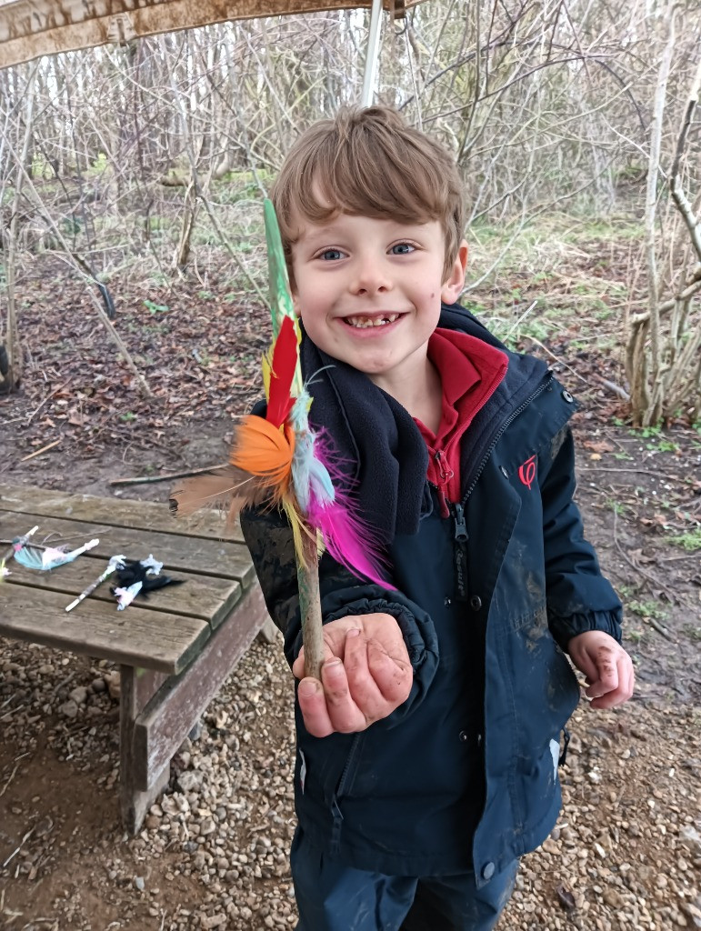 Making Fairy Folk and Woodland Houses, Copthill School