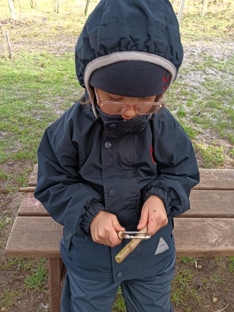 Making Fairy Folk and Woodland Houses, Copthill School