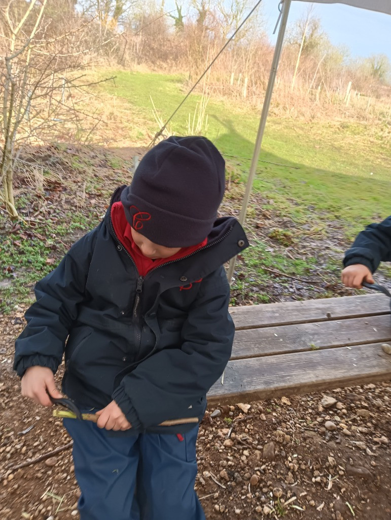 Making Fairy Folk and Woodland Houses, Copthill School