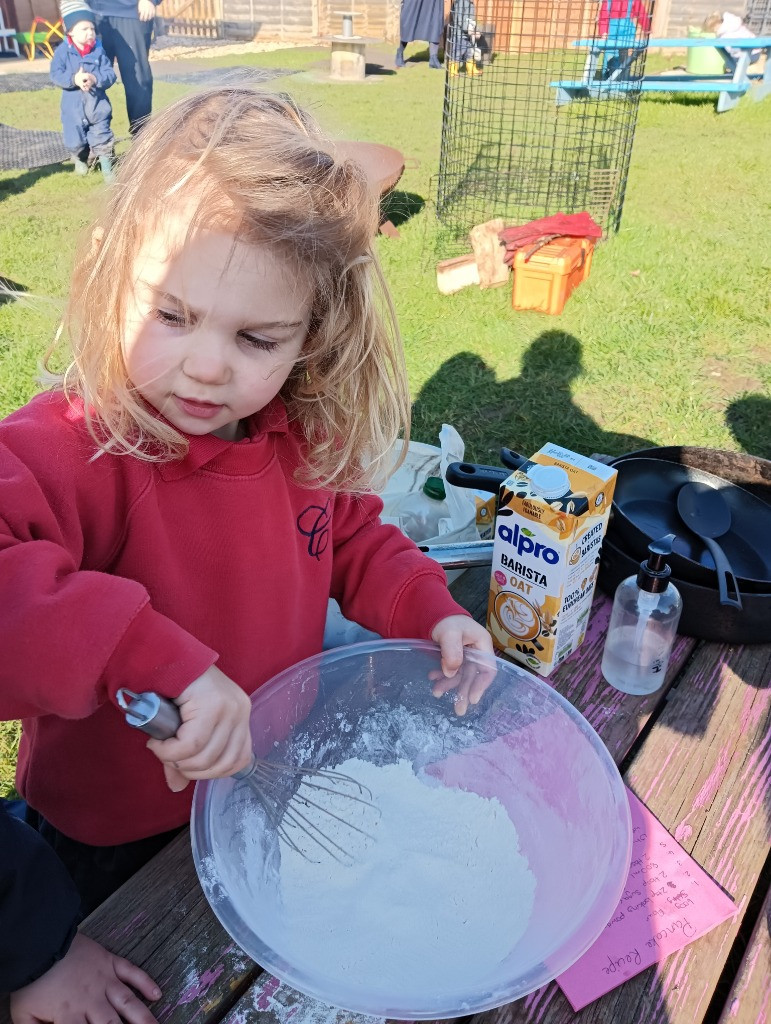 Making Pancakes, Copthill School