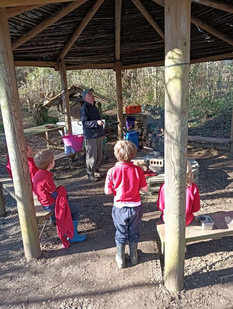 Making Fairy Folk and Woodland Houses, Copthill School