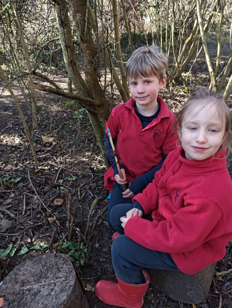 Making Fairy Folk and Woodland Houses, Copthill School