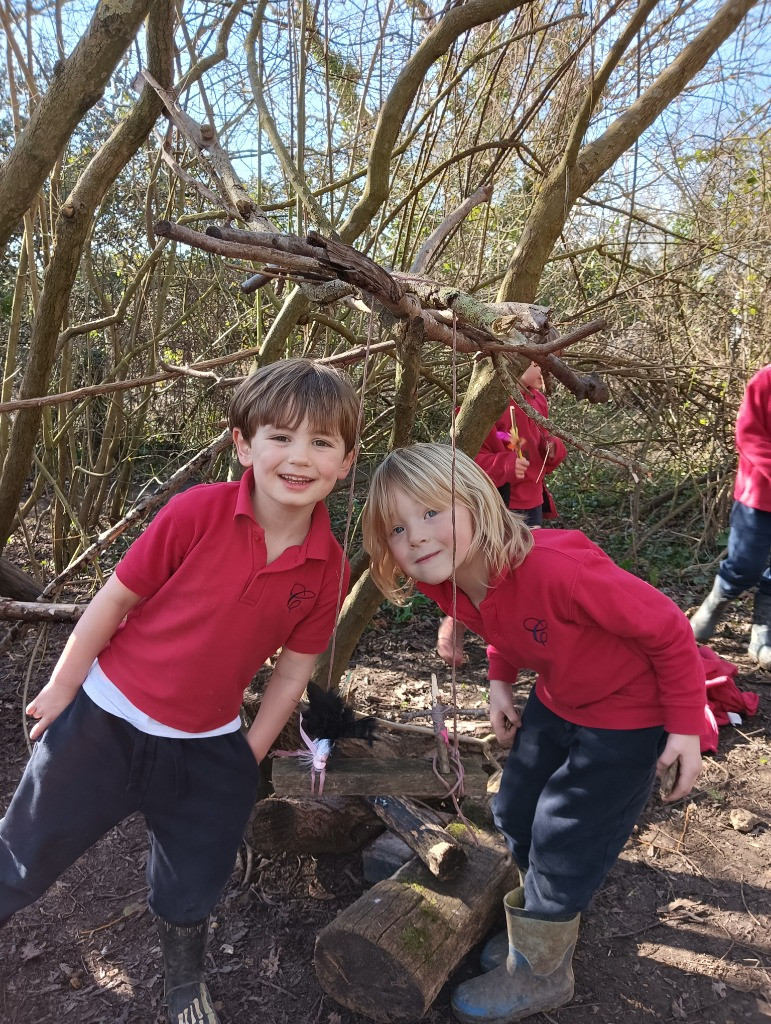 Making Fairy Folk and Woodland Houses, Copthill School