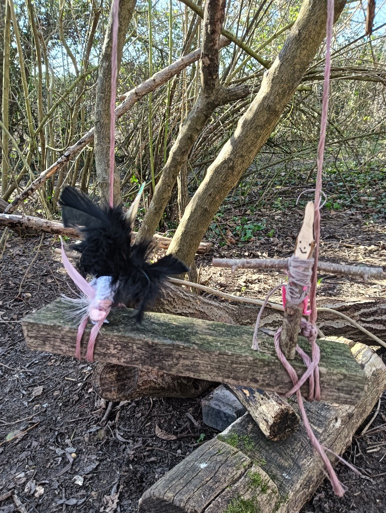 Making Fairy Folk and Woodland Houses, Copthill School