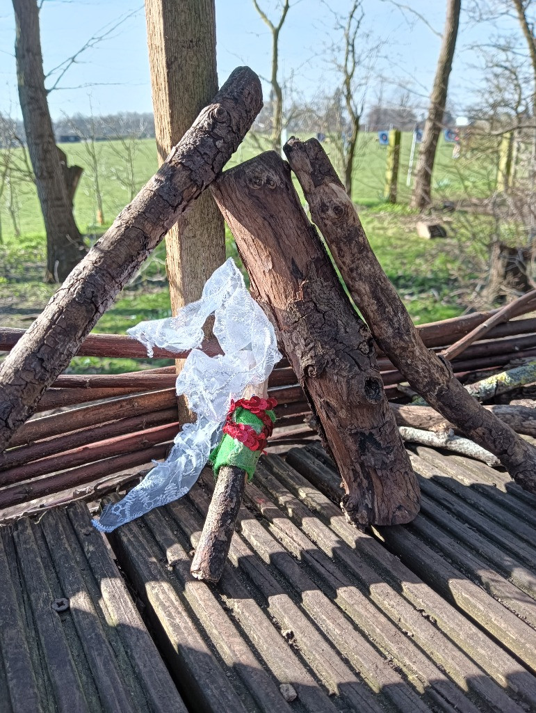 Making Fairy Folk and Woodland Houses, Copthill School