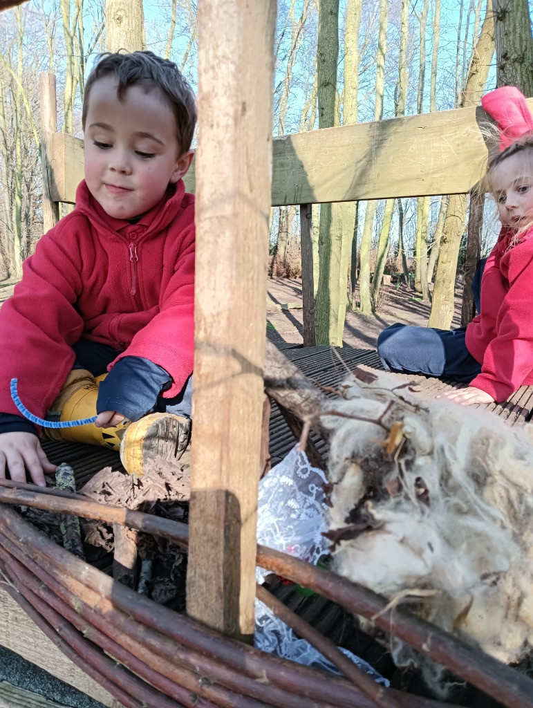 Making Fairy Folk and Woodland Houses, Copthill School