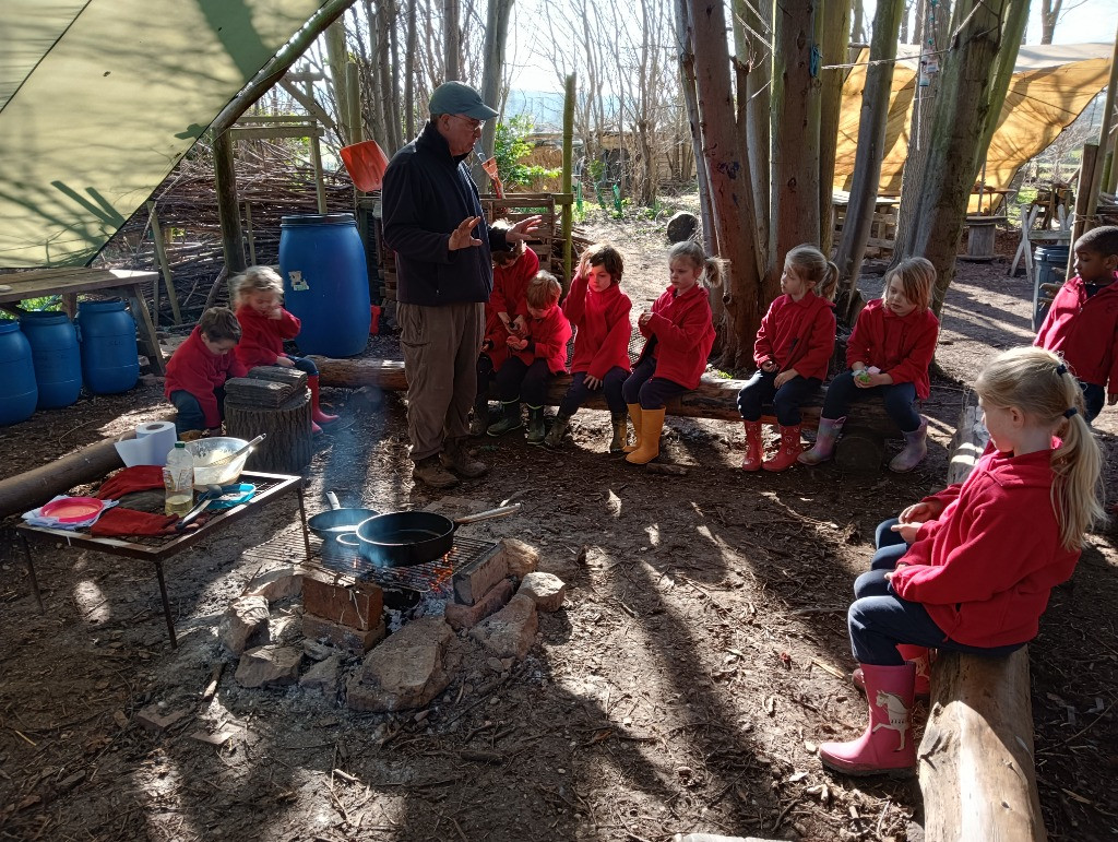 Making Fairy Folk and Woodland Houses, Copthill School