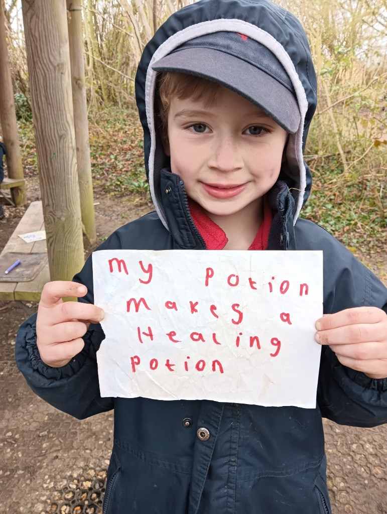 Making Fairy Potions, Copthill School