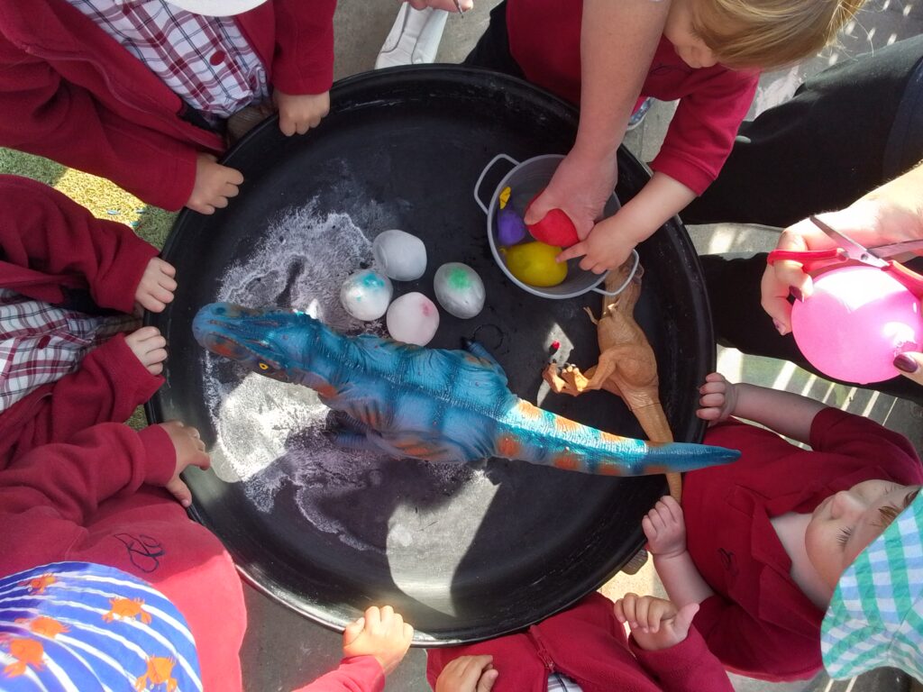 Dinosaur Eggs, Copthill School