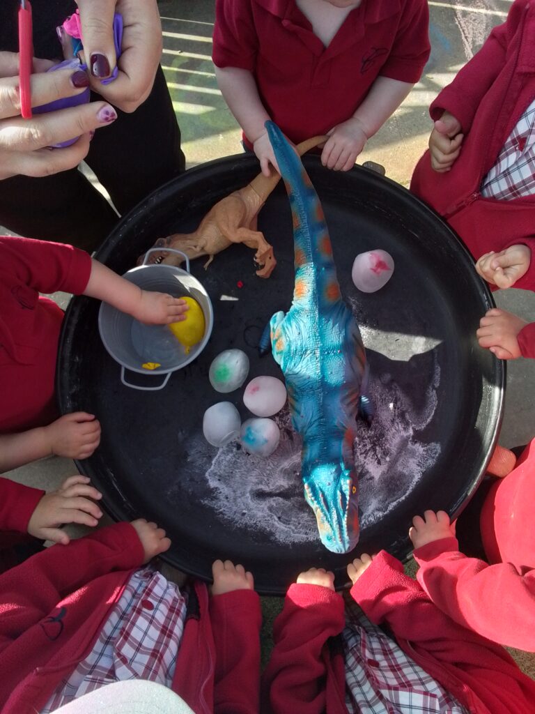 Dinosaur Eggs, Copthill School