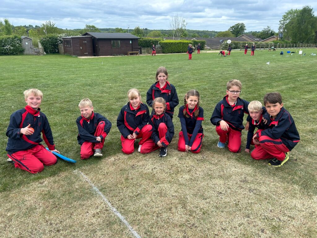 U9 pairs cricket vs Witham, Copthill School