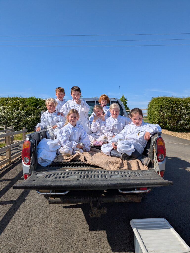 The bee mobile is back in action!, Copthill School