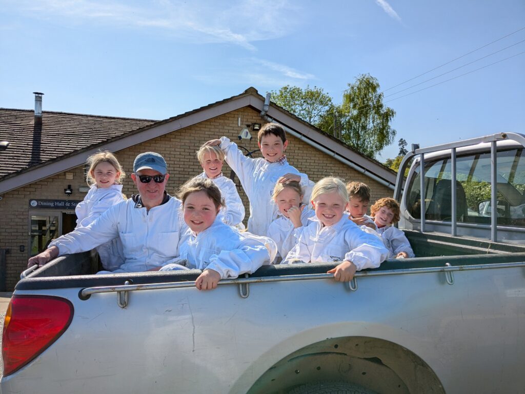 The bee mobile is back in action!, Copthill School