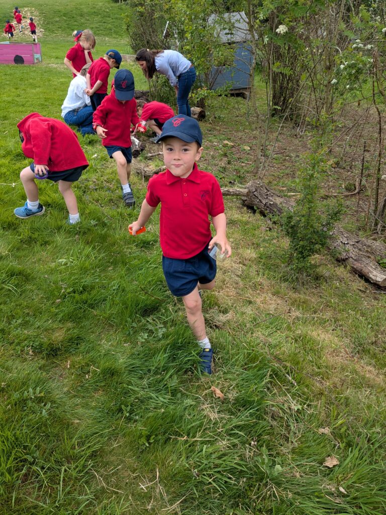 Copthill explorers, exploring micro habitats…, Copthill School