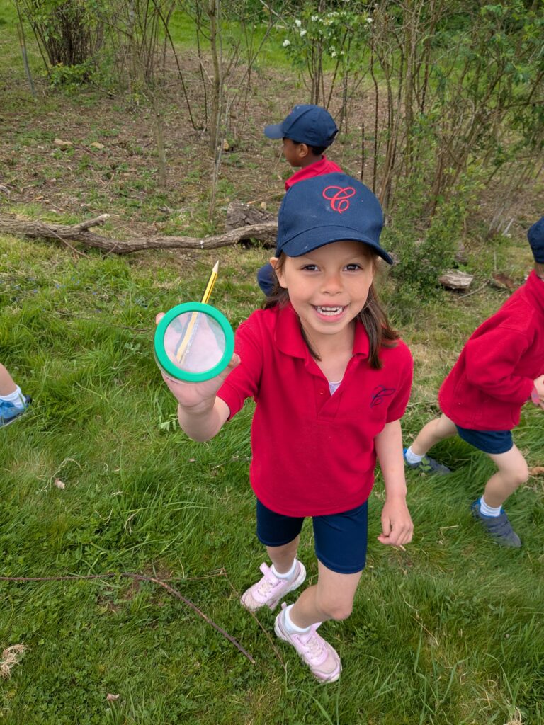 Copthill explorers, exploring micro habitats…, Copthill School
