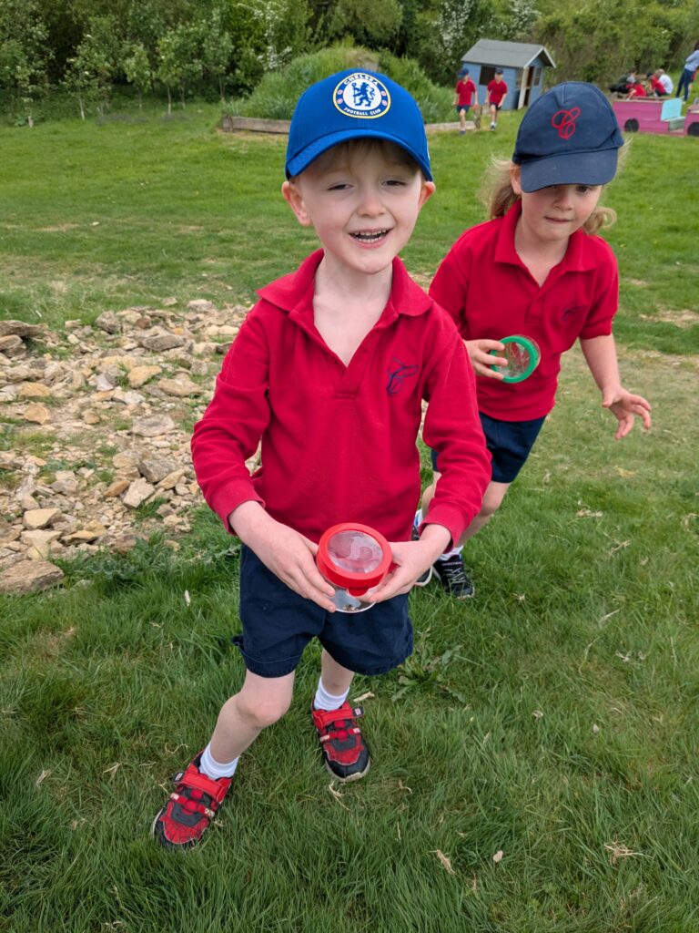 Copthill explorers, exploring micro habitats…, Copthill School