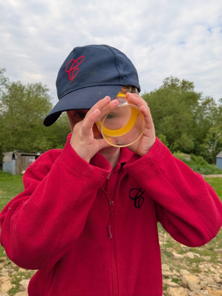 Copthill explorers, exploring micro habitats…, Copthill School