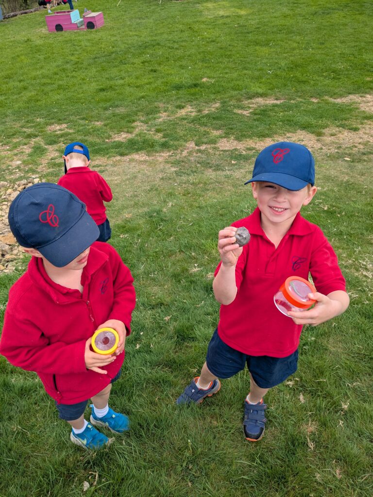 Copthill explorers, exploring micro habitats…, Copthill School