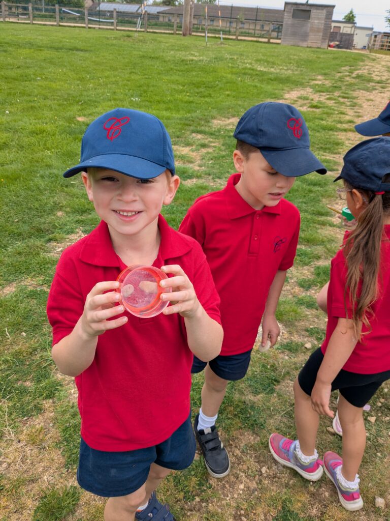 Copthill explorers, exploring micro habitats…, Copthill School