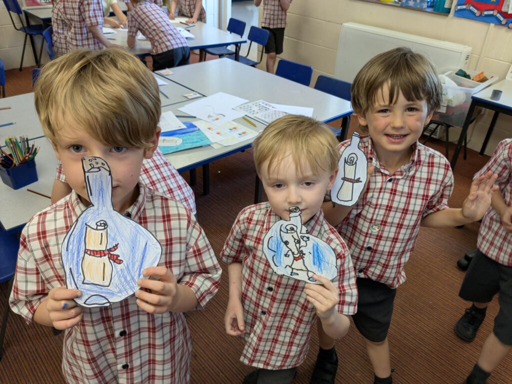 A message in a bottle&#8230;, Copthill School