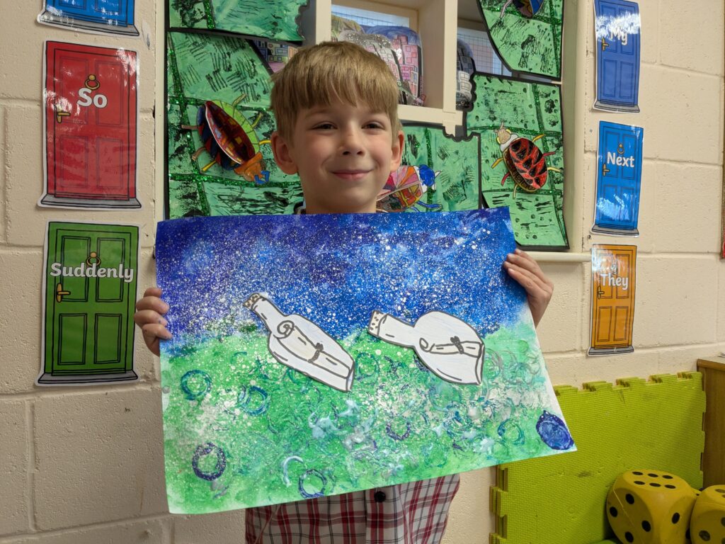 A message in a bottle&#8230;, Copthill School