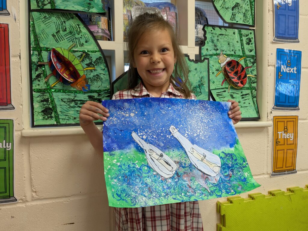 A message in a bottle&#8230;, Copthill School
