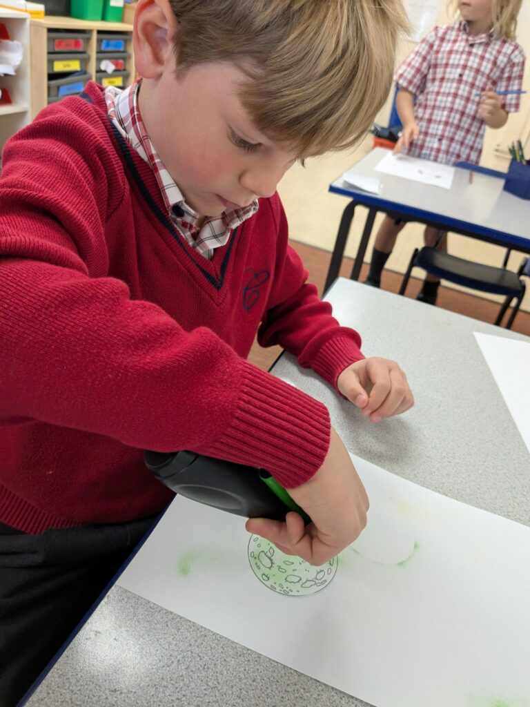 Earth in outer space…, Copthill School