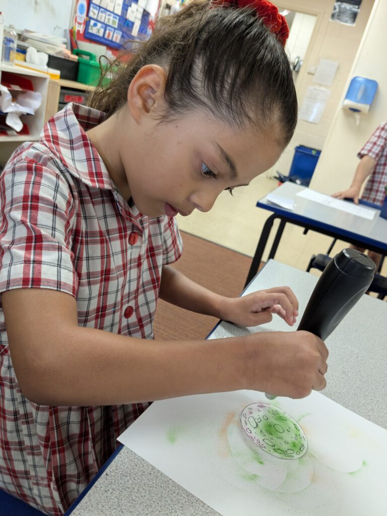 Earth in outer space…, Copthill School