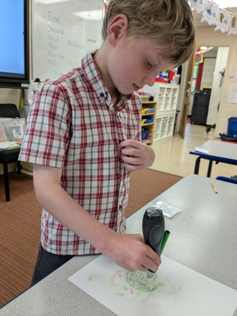 Earth in outer space…, Copthill School