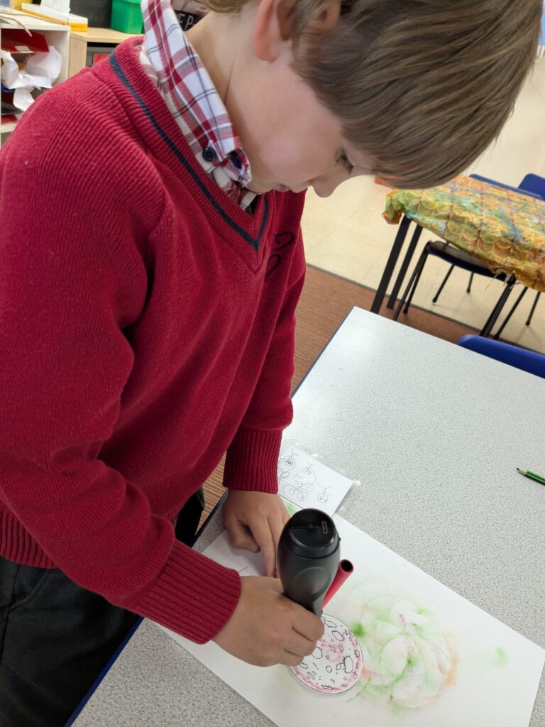 Earth in outer space…, Copthill School
