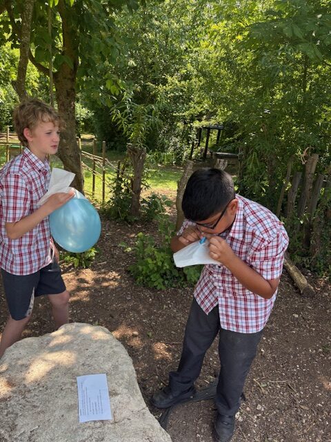 Investigating mountain formation Y6, Copthill School