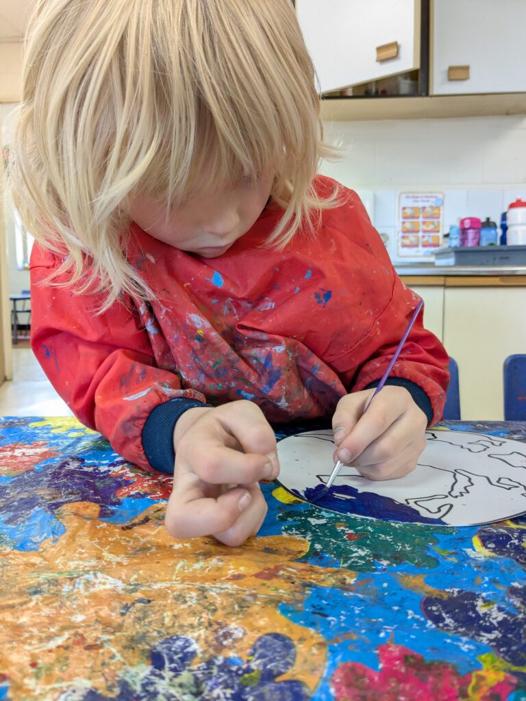 Earth in outer space…, Copthill School