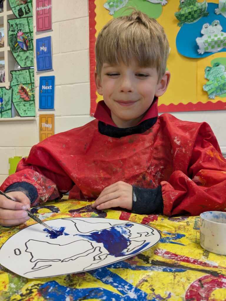 Earth in outer space…, Copthill School