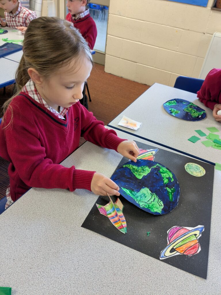 Earth in outer space…, Copthill School
